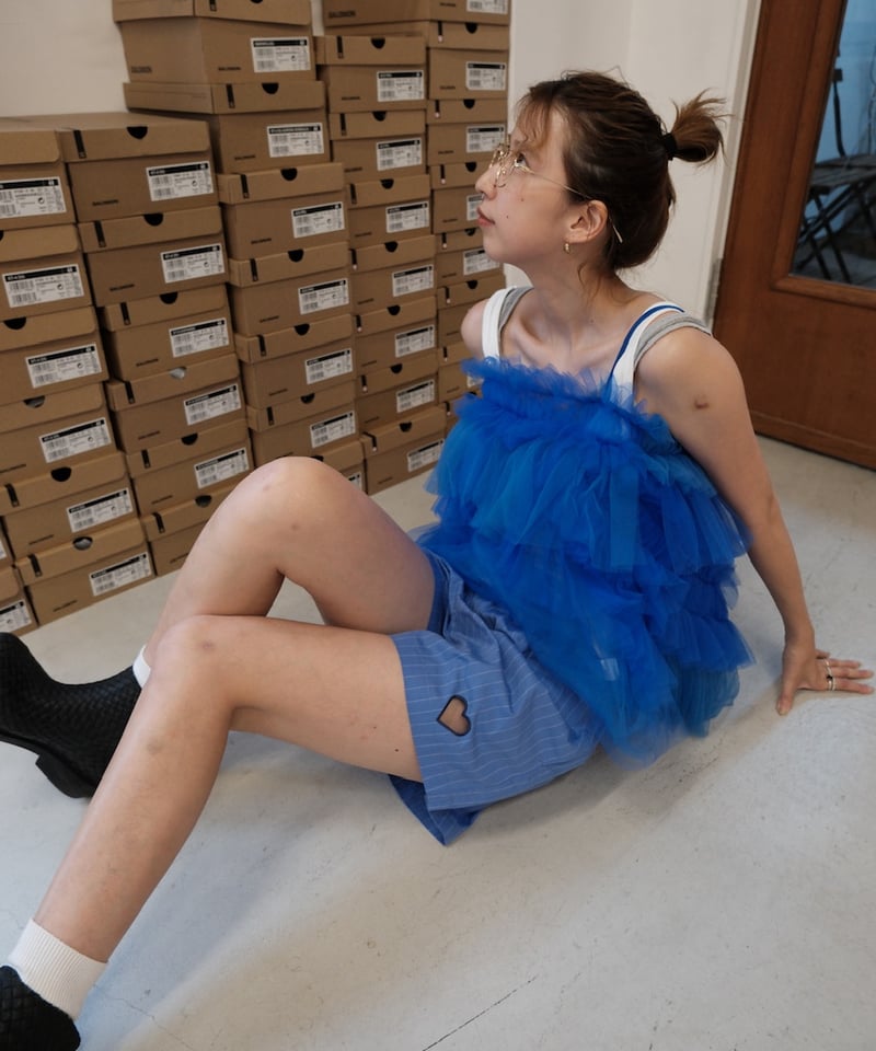 VIVIANO×jurk ブラトップ VIVIANO × JURK / Tulle Cami Top | JURK