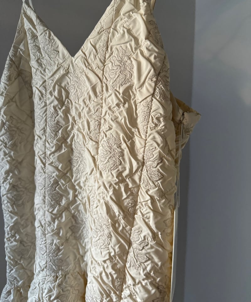 ワンピース MURRAL Thawing embroidery camisole dress セール】【MURRAL/ミューラル】Dahlia shrinking embroidery camisole