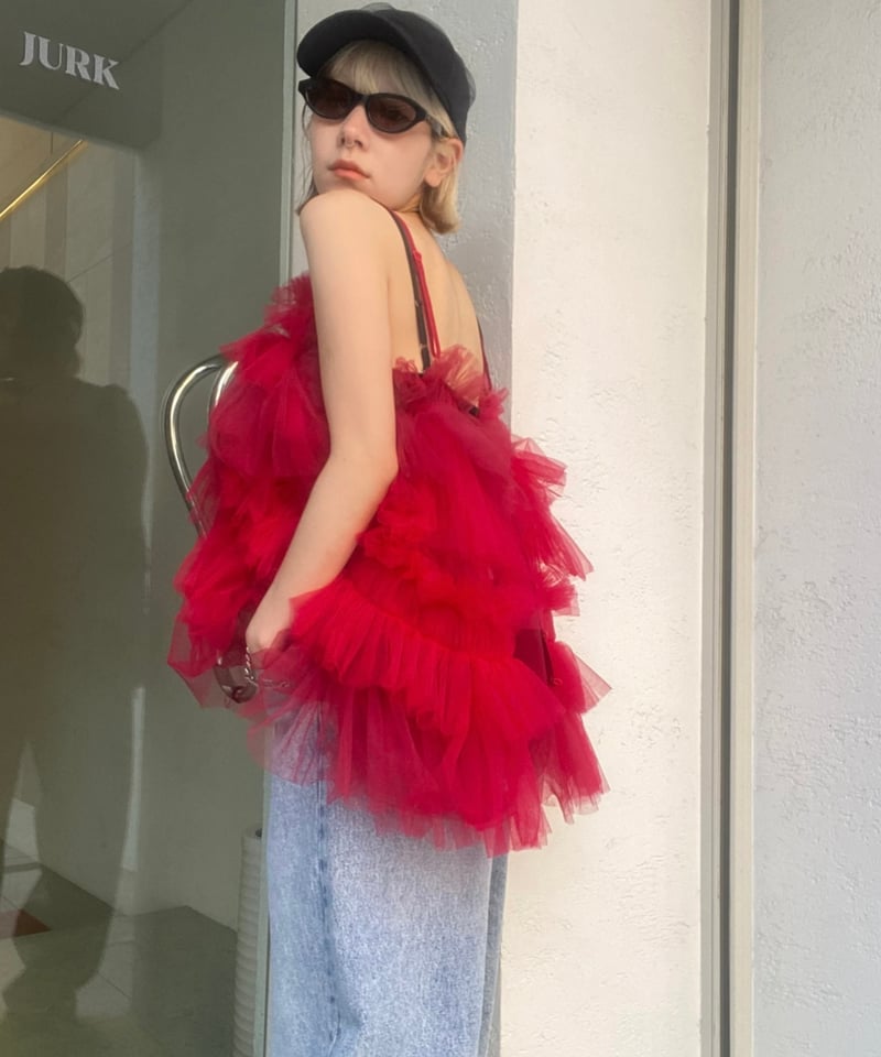 VIVIANO / Tulle cami top | JURK VIVIANO / Tulle cami top | JURK