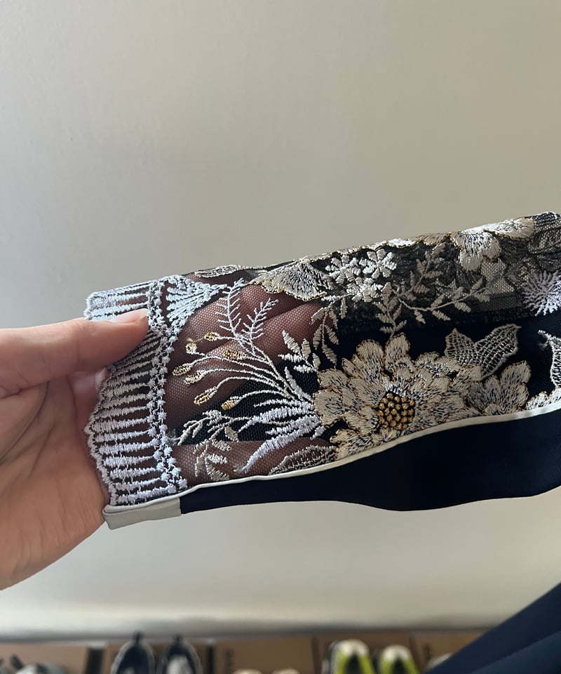 MURRAL / Framed flower lace dress | JURK