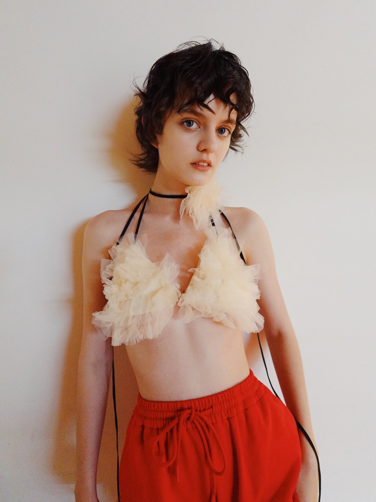 VIVIANO×jurk ブラトップ VIVIANO × JURK / Tulle Cami Top | JURK