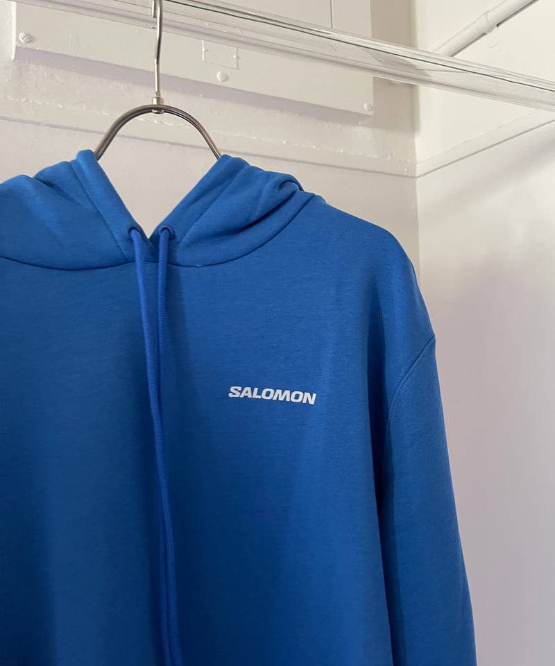トップス 00s Archive SALOMON Hoodie Navy SNOW INSPIRED DROPPIN Men's Hooded Sweatshirt | Salomon