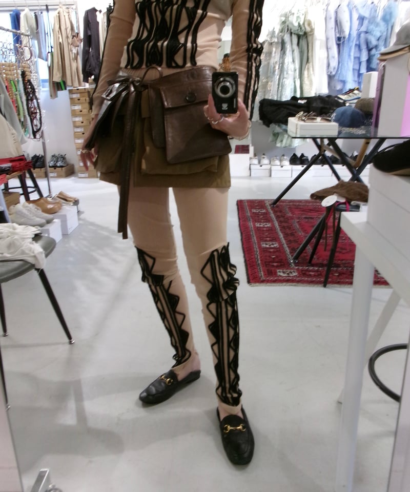 FUMIE=TANAKA / mesh giza leggings | JURK FUMIE=TANAKA / mesh giza leggings | JURK