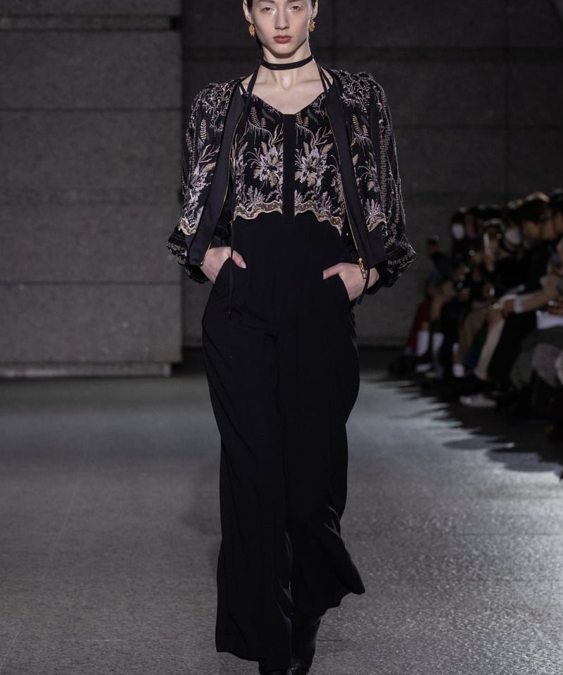 MURRAL / Petal lace overalls | JURK