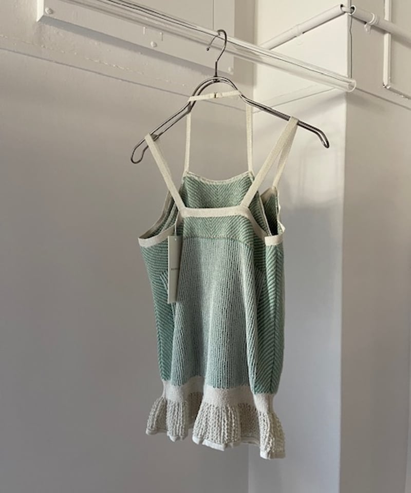 MURRAL / Pigment knit camisole top | JURK MURRAL / Pigment knit camisole top | JURK