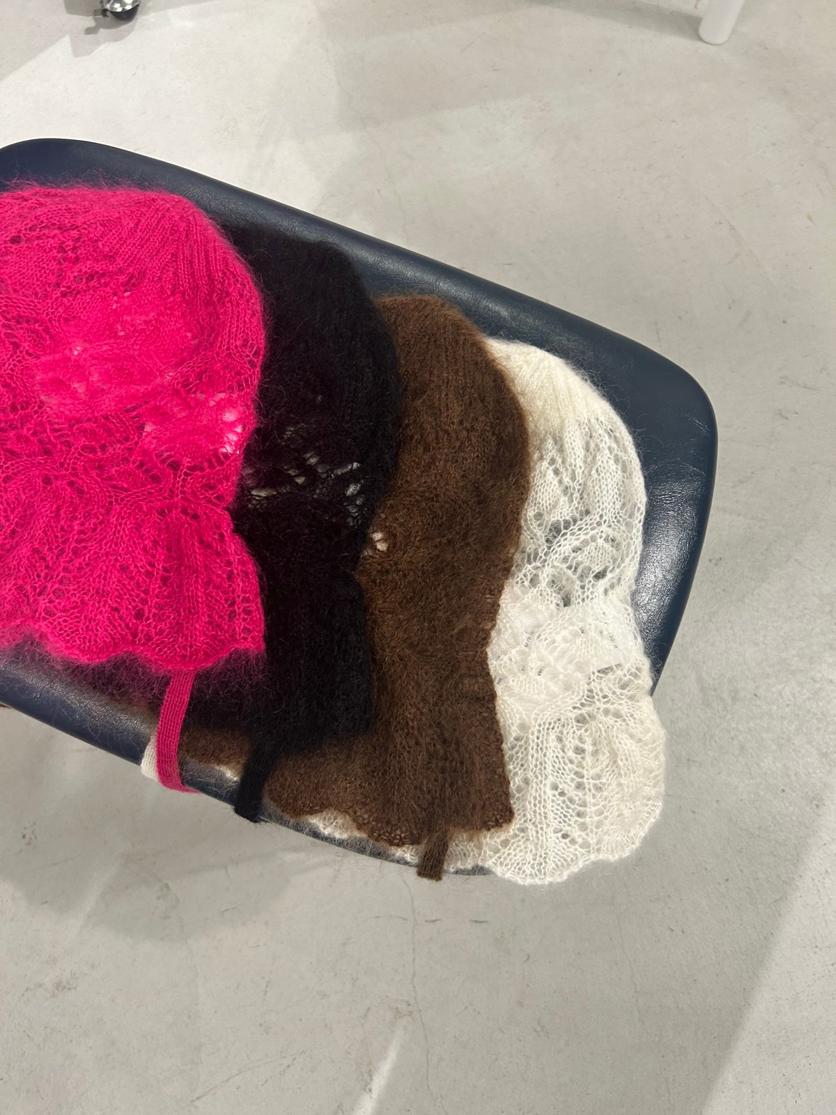 FUME=TANAKA / knit lace hat | JURK FUME=TANAKA / knit lace hat | JURK