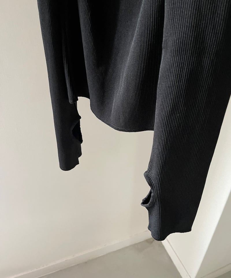 MUKASA / Rib high neck sleeve | JURK 