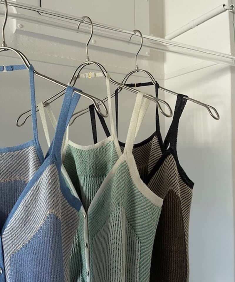 MURRAL / Pigment knit camisole top | JURK MURRAL / Pigment knit camisole top | JURK