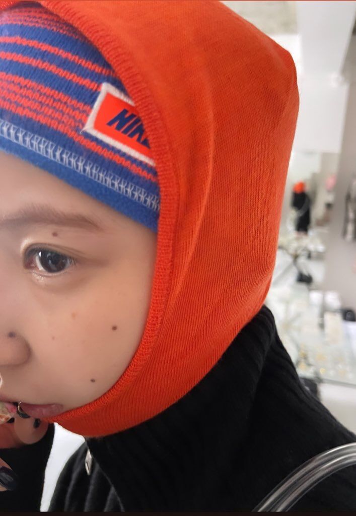 【新品】  Little $uzie / リトルスージー | 2023AW | Extra Fine Merino Wool Hooded Knit ウール フーデッドニット | One | Orange little $uzie 【新品】 Little / リトルスージー | 2023AW Extra