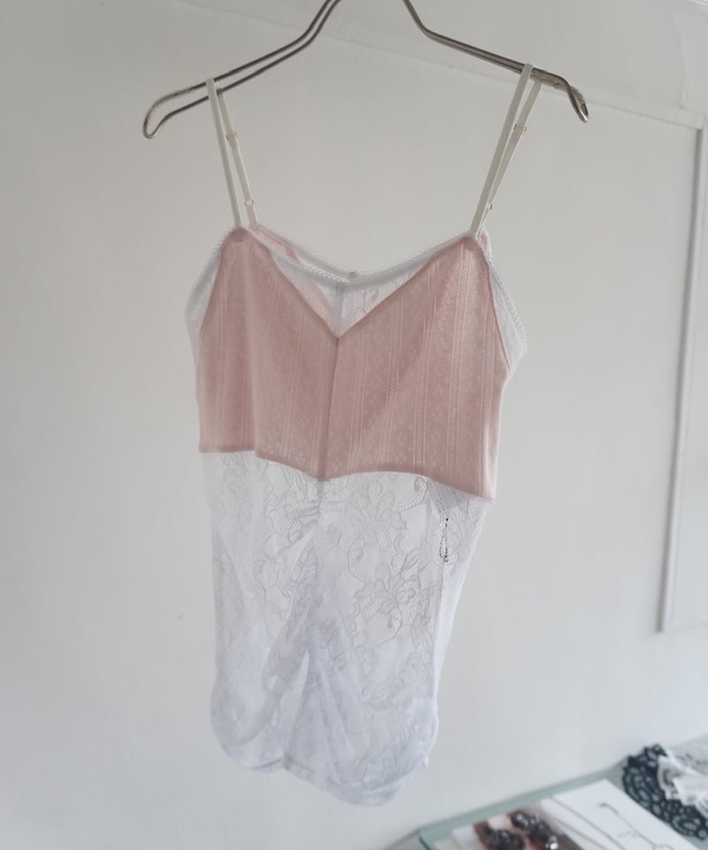 AKIKOAOKI / Layerd lace camisole | JURK
