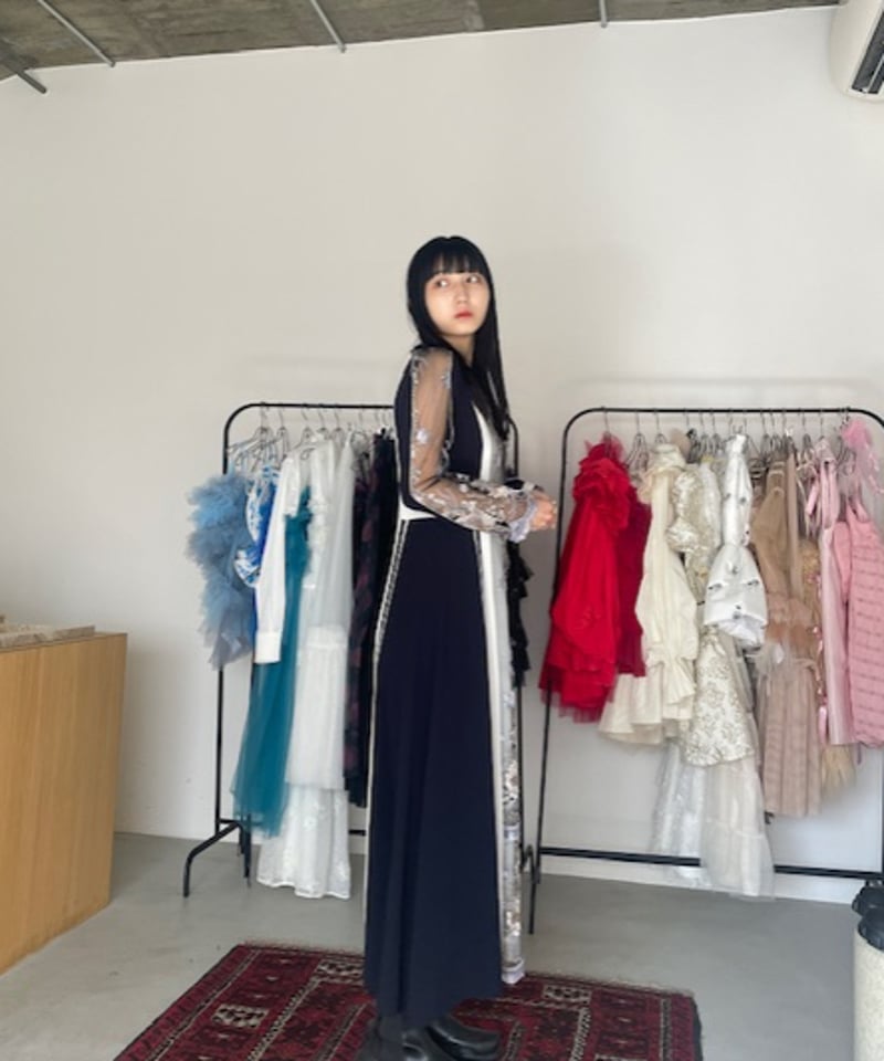 スーツ・フォーマル・ドレス MURRAL framed flower open long dress MURRAL（ミューラル）の「MURRAL/mu21ss-0201 Framed flower