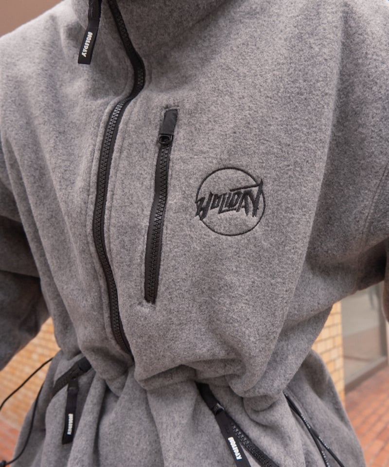 HOLIDAY. / CLASSIC FLEECE ANORAK DRESS | JURK