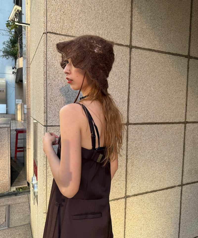 FUME=TANAKA / knit lace hat | JURK FUME=TANAKA / knit lace hat | JURK