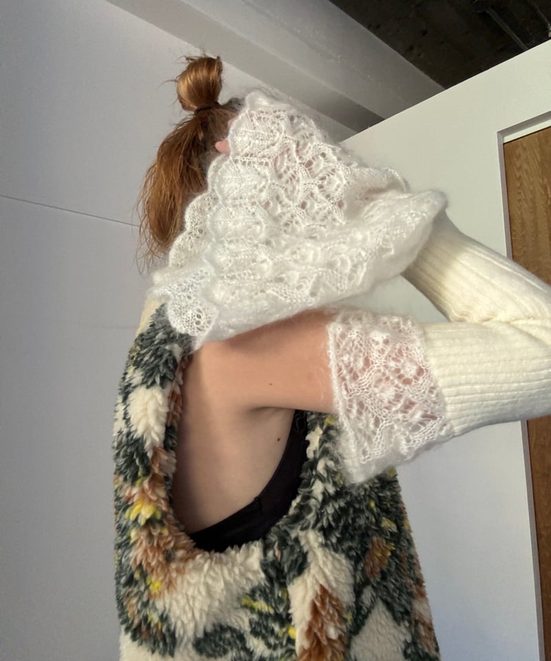 FUMIE=TANAKA / knit arm warmer | JURK