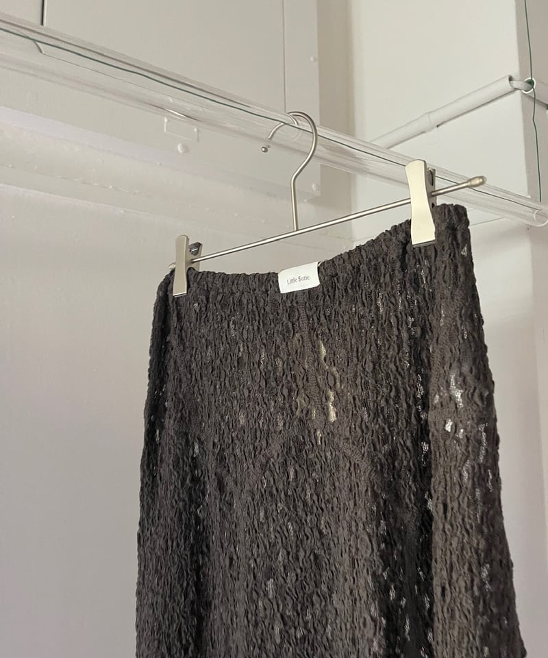 スカート \"Organic Shrink Lacee Panel Skirt\" Little$uzie / Organic Shrink Lacee Panel Skir |