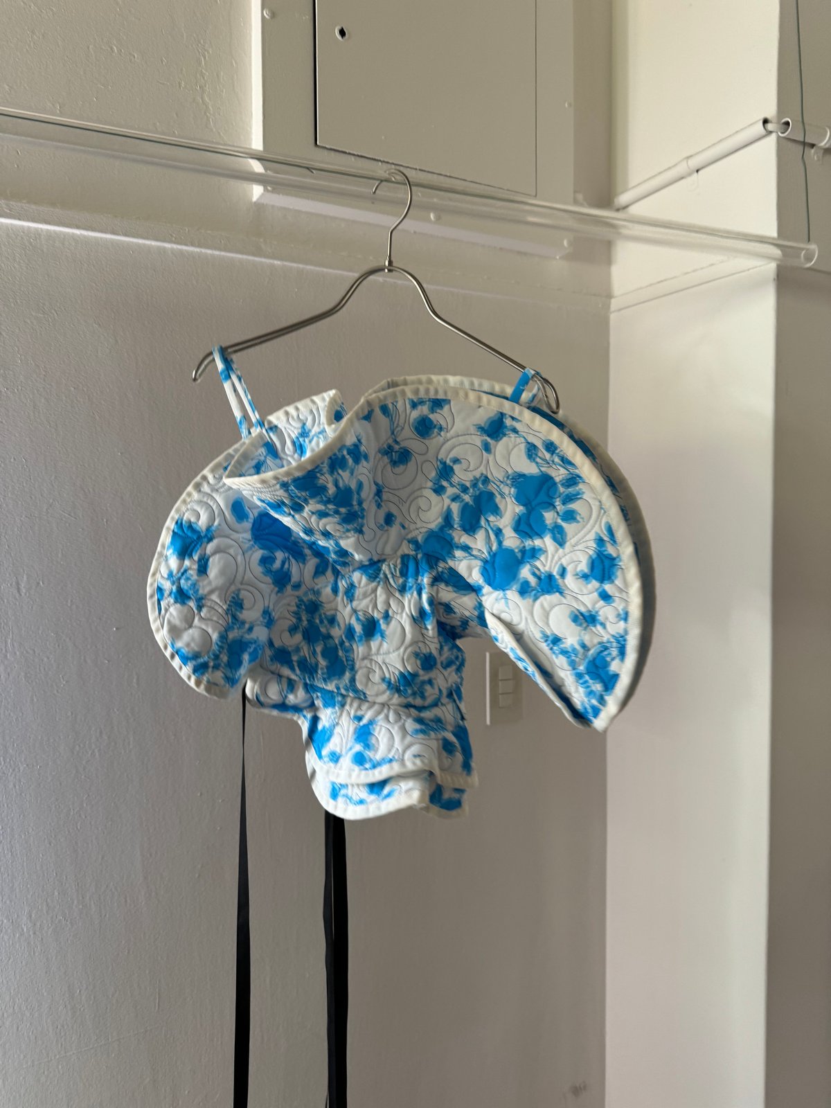 VIVIANO / B01 Quilted Ruffle Bustier | JURK