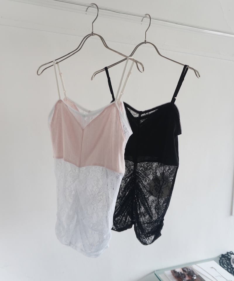 AKIKOAOKI / Layerd lace camisole | JURK
