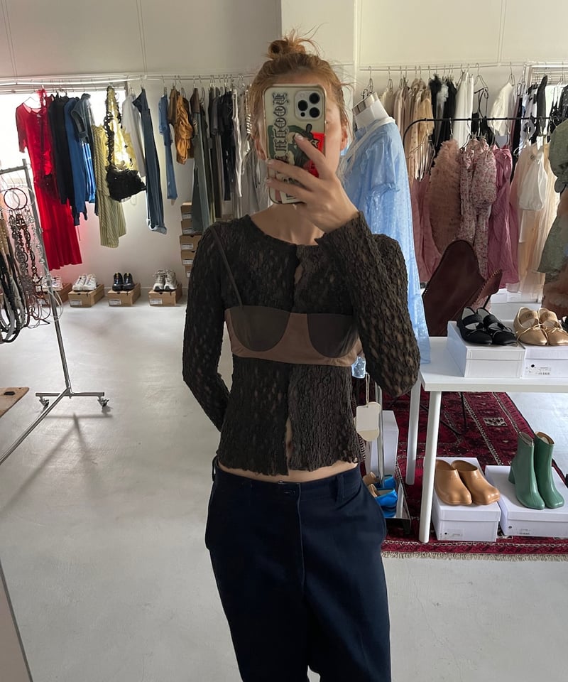 Littlesuzie Organdy 2way Lace Tops