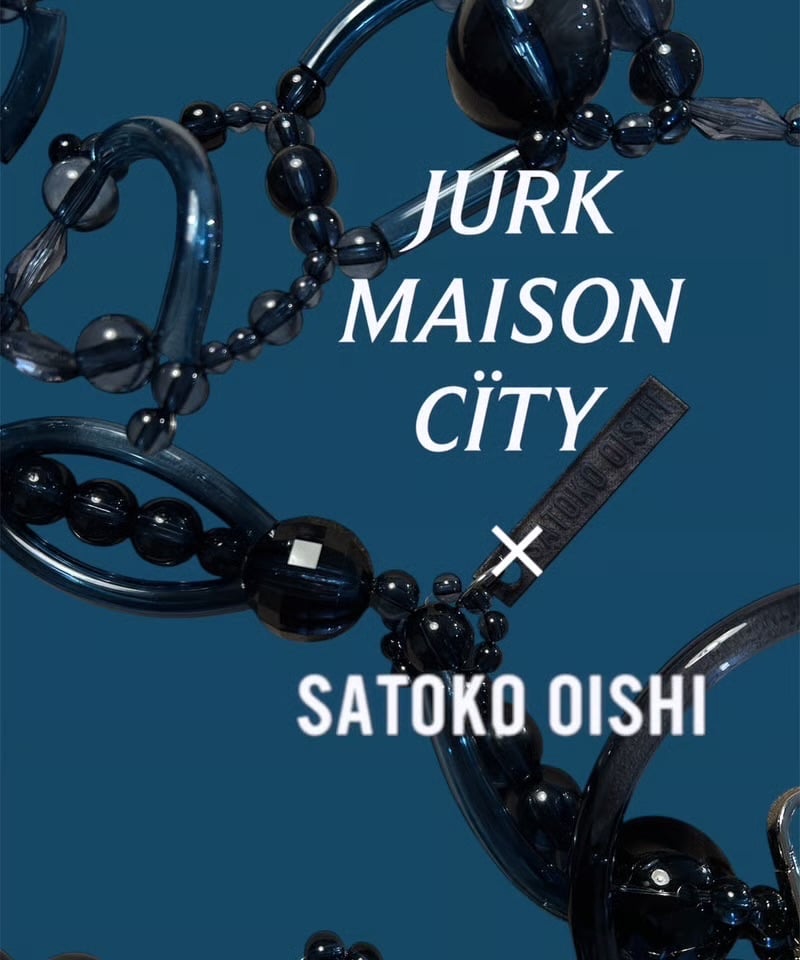 Satoko Oishi / short strap (navy) ※JURK MAISON