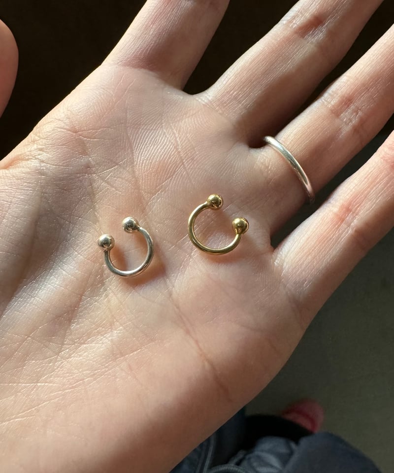 ノーズカフ 2個セット nose cuff LOVERS LOVERS original】silver925 nostril nose cuff |