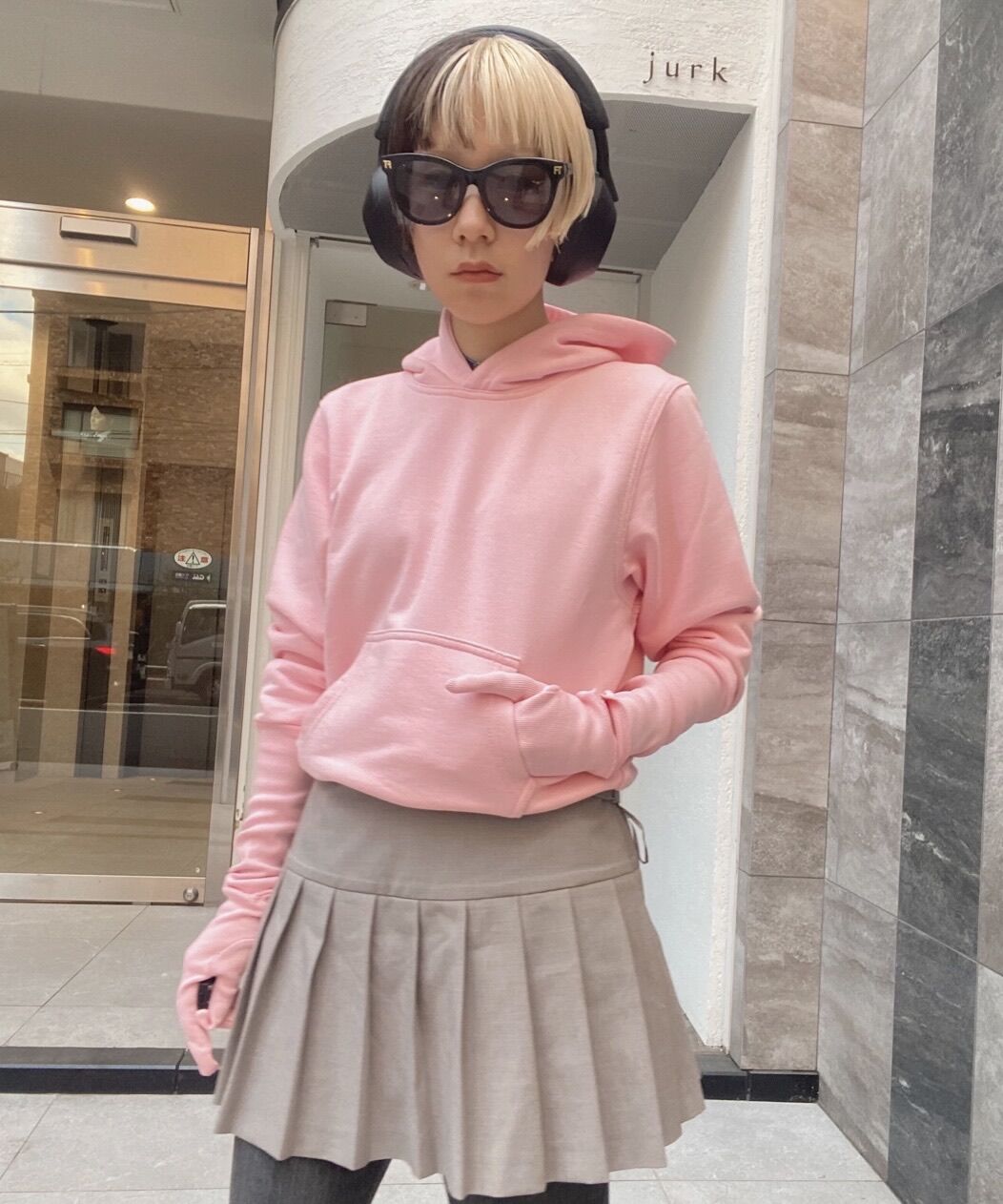 prototypes / cropped glove hoodie | JURK