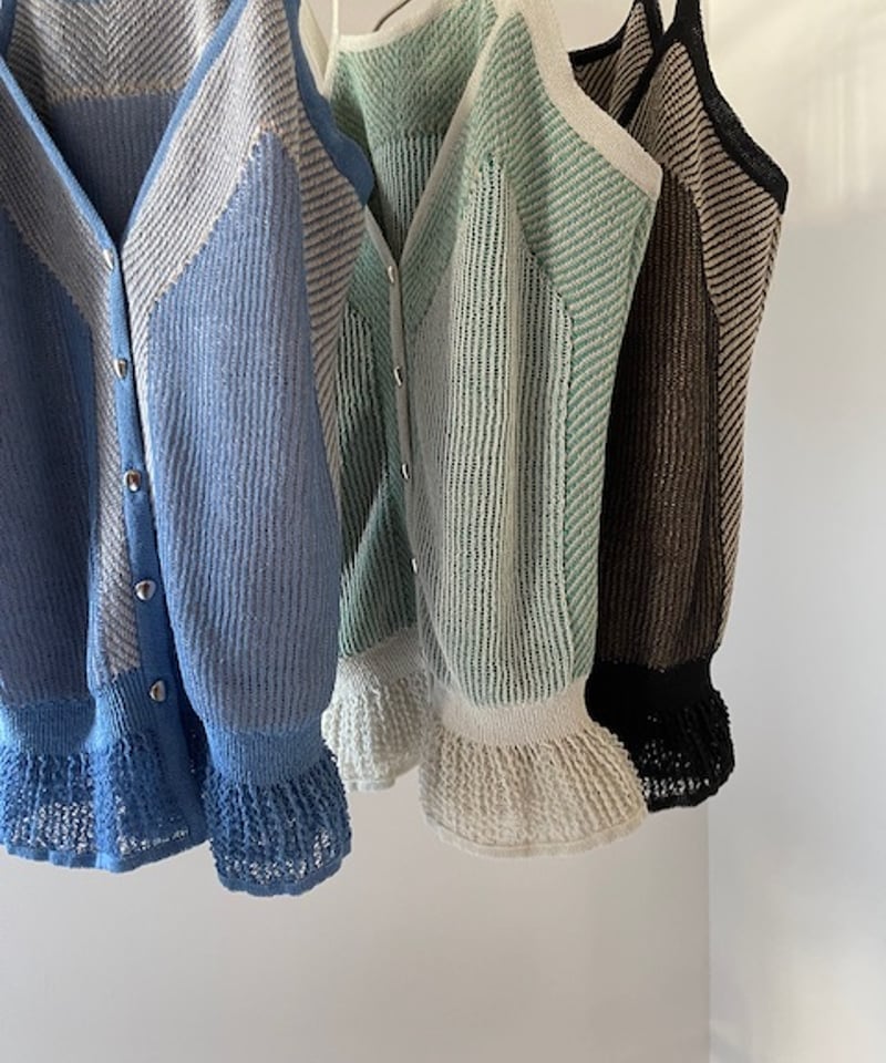 MURRAL / Pigment knit camisole top | JURK MURRAL / Pigment knit camisole top | JURK