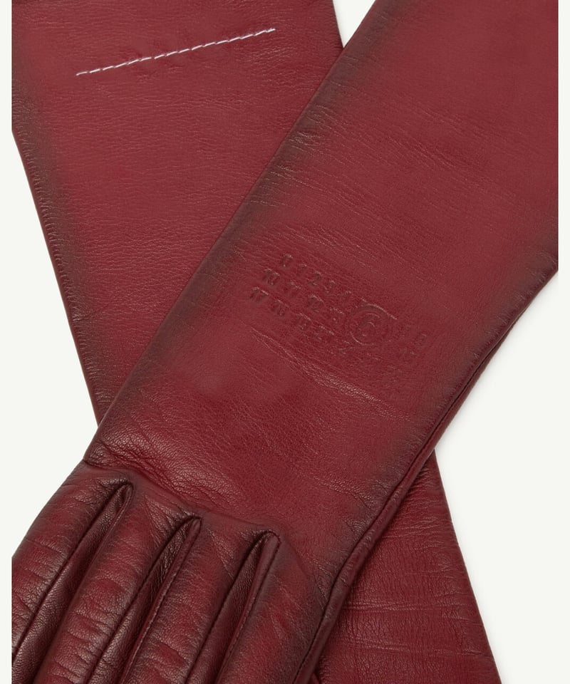 MM6 Maison Margiela / medium leather gloves | JURK