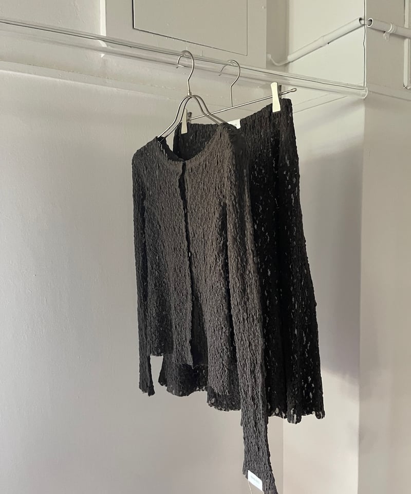スカート \"Organic Shrink Lacee Panel Skirt\" Little$uzie / Organic Shrink Lacee Panel Skir |