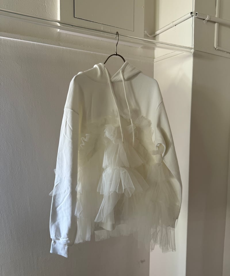 VIVIANO 24AW Gathered Tulle Blazer ジャケット VIVIANO / Gathered Tulle Blazer / BLACK | ふぁいん