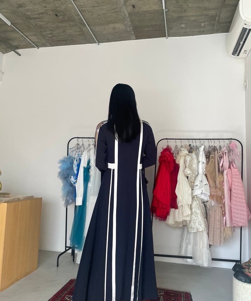 MURRAL / Framed flower lace dress | JURK