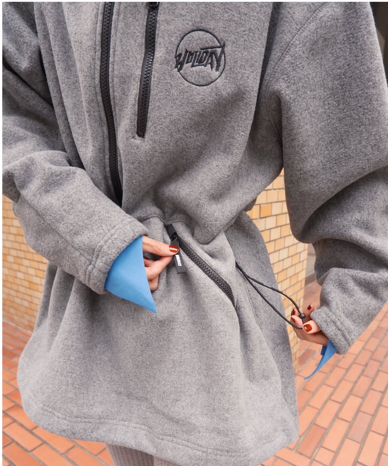 ワンピース HOLIDAY CLASSIC FLEECE ANORAK DRESS HOLIDAY. / CLASSIC FLEECE ANORAK DRESS | JURK