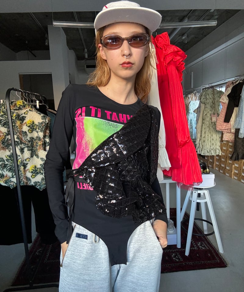 mm6 ボディスーツ MM6 Maison Margiela ボディスーツ | ニュートラル | FARFETCH JP
