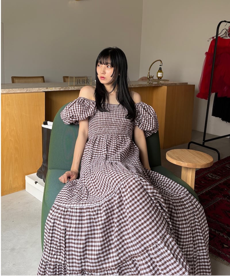 sister jane / Pollen Gingham Midi Dress | JURK