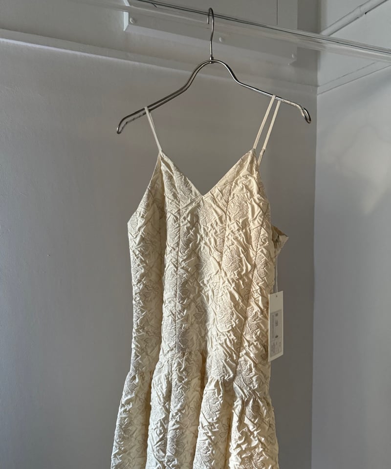 MURRAL / Dahlia shrinking embroidery camisole d