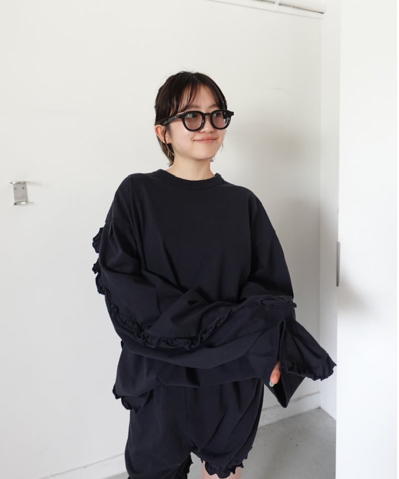HOLIDAY. / SUPER FINE DRY RUFFLE L/S TOPS | JURK