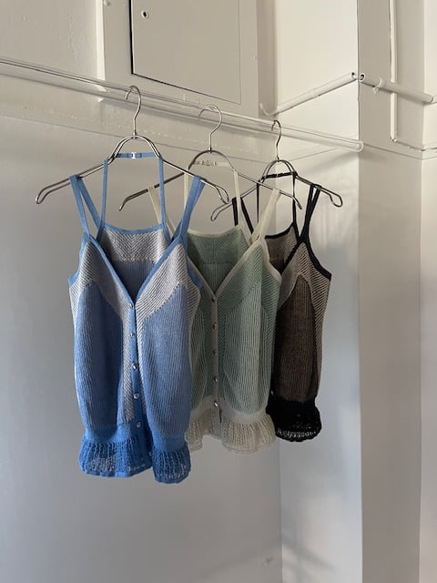 MURRAL / Pigment knit camisole top | JURK MURRAL / Pigment knit camisole top | JURK