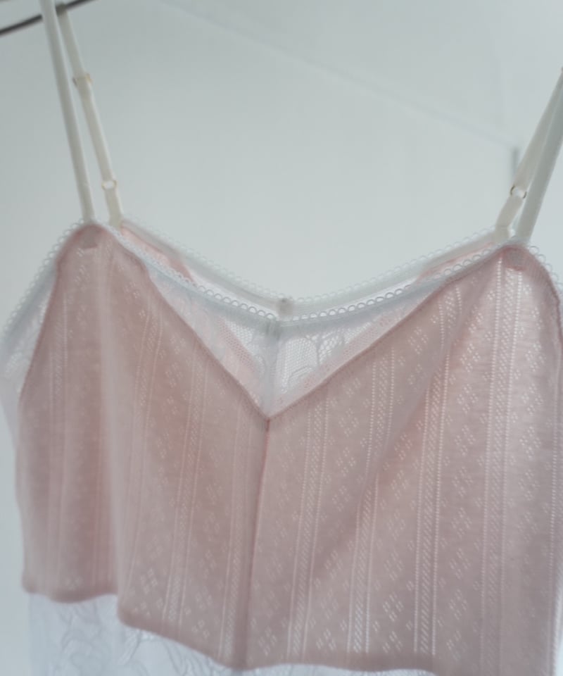 AKIKOAOKI / Layerd lace camisole | JURK