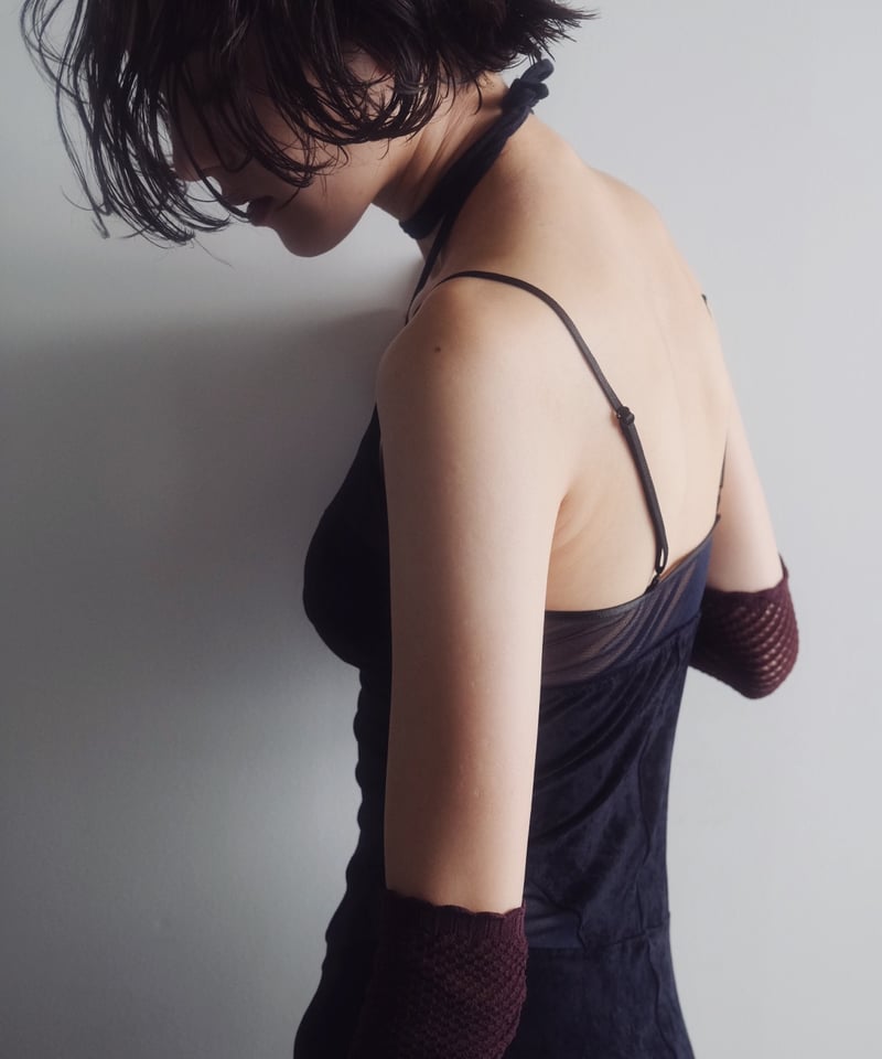 FETICO × JURK / SHEER PANEL VELVET BODYSUIT | JURK 