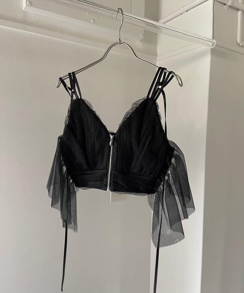 MURRAL / Flutter tulle bustier | JURK
