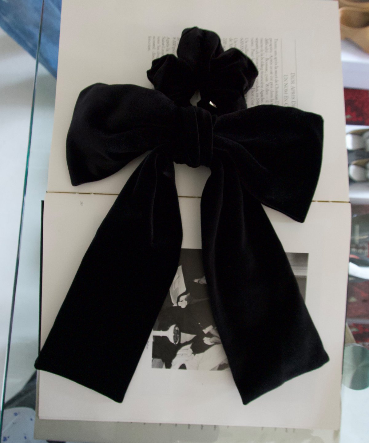 heyep / Large Velour Ribbon Scrunchie | JURK heyep / Large Velour Ribbon Scrunchie | JURK