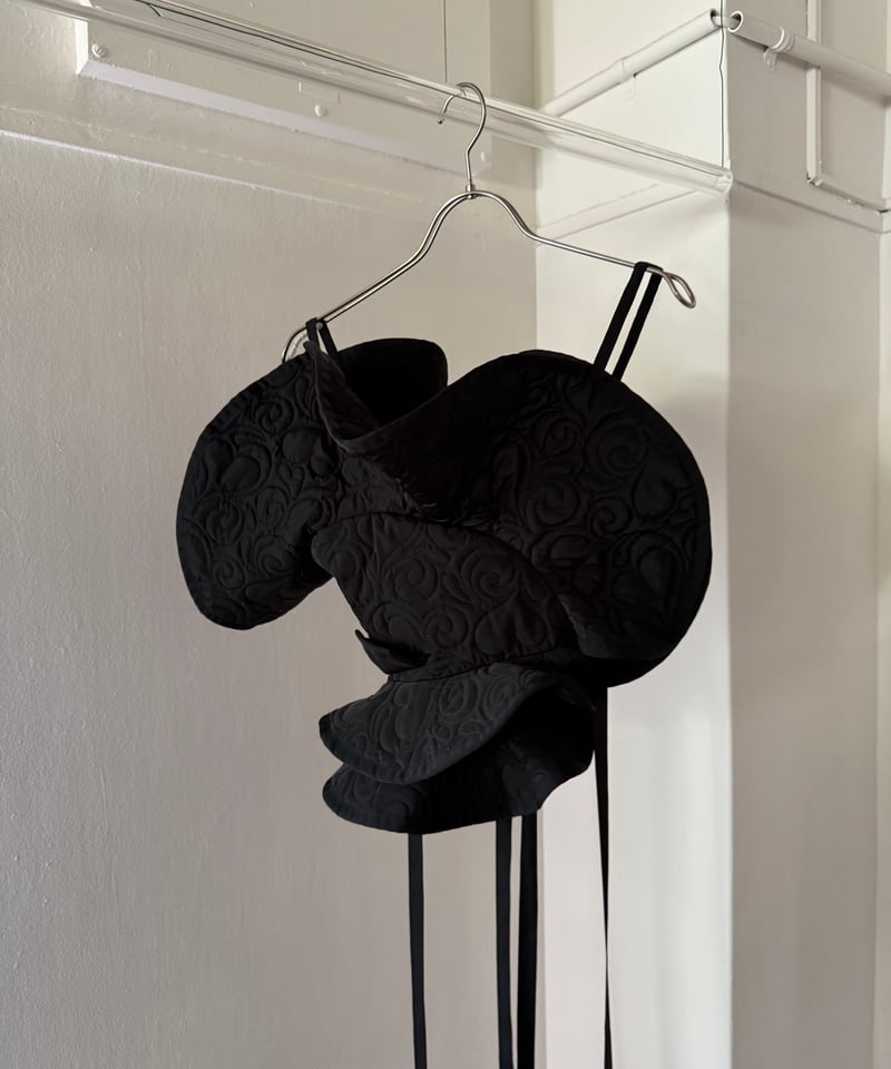 VIVIANO / B01 Quilted Ruffle Bustier | JURK