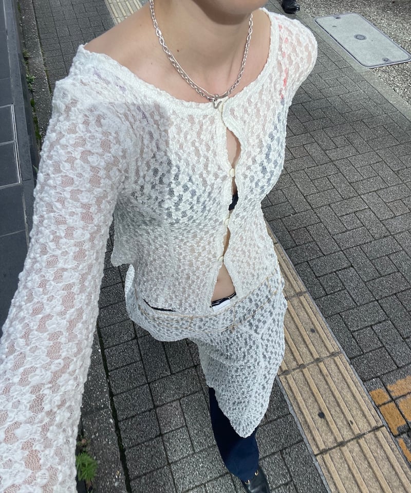 Littlesuzie Organdy 2way Lace Tops