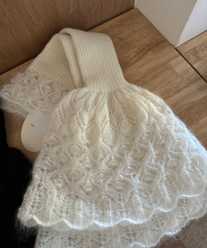 値下げ！！fumie tanaka フミエタナカ　2024AW アームカバー FUMIE=TANAKA / knit arm warmer | JURK