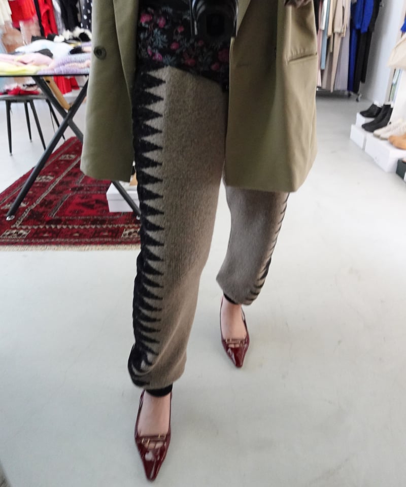 FUMIE=TANAKA / Giza knit pants | JURK