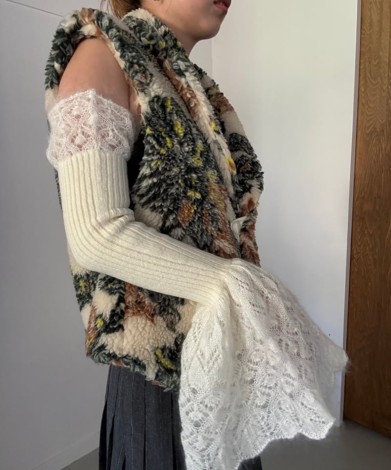 FUMIE=TANAKA / knit arm warmer | JURK