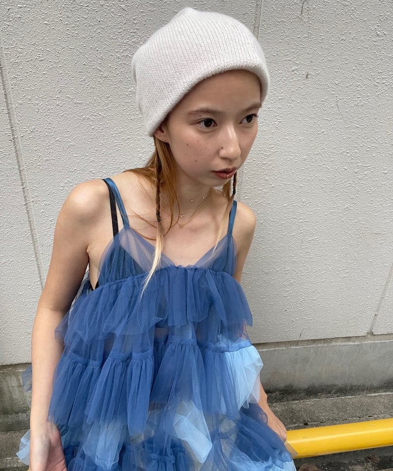 トップス VIVIANO Sleeveless Tulle Top VIVIANO/ヴィヴィアーノ