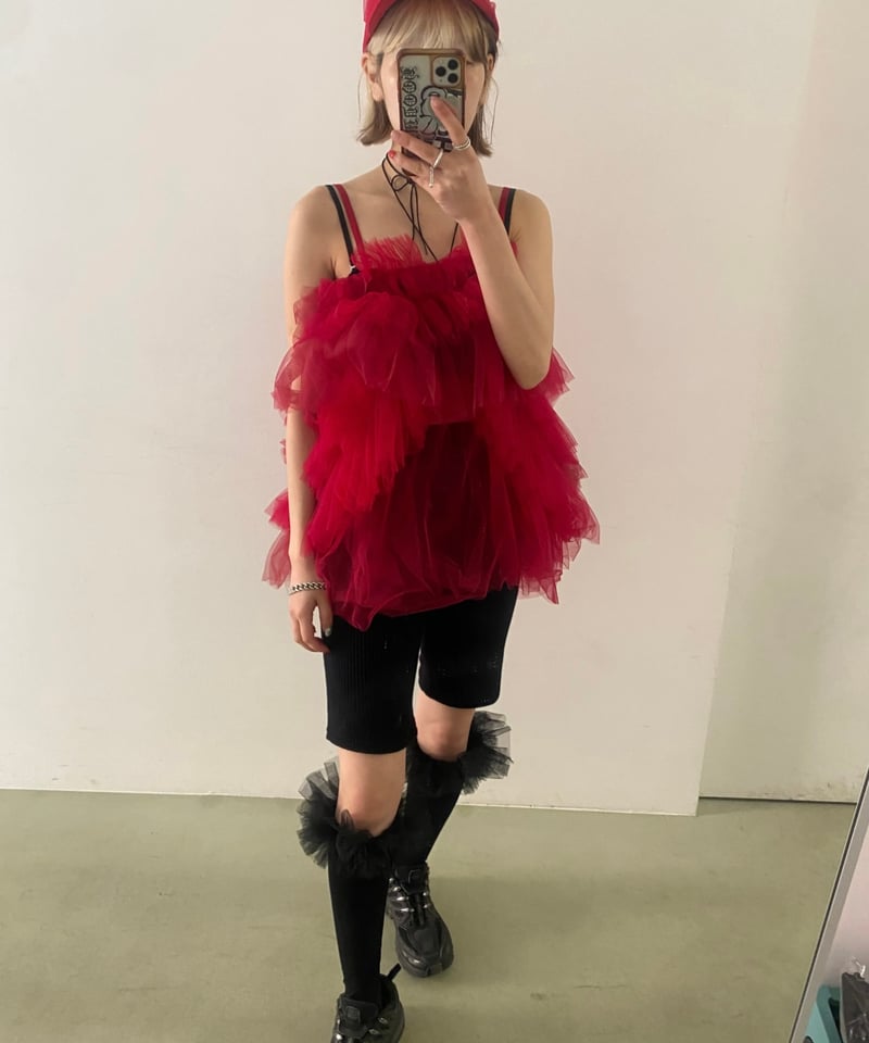 VIVIANO / Tulle cami top | JURK VIVIANO / Tulle cami top | JURK