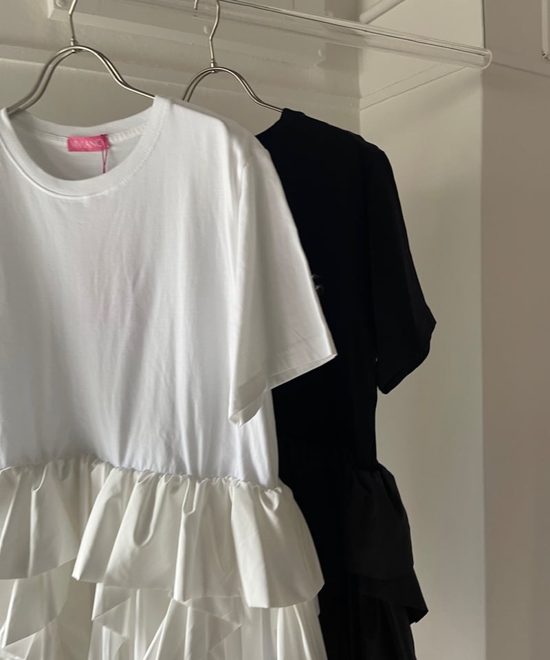VIVIANO / Ruffle T-shirt | JURK VIVIANO / Ruffle T-shirt | JURK