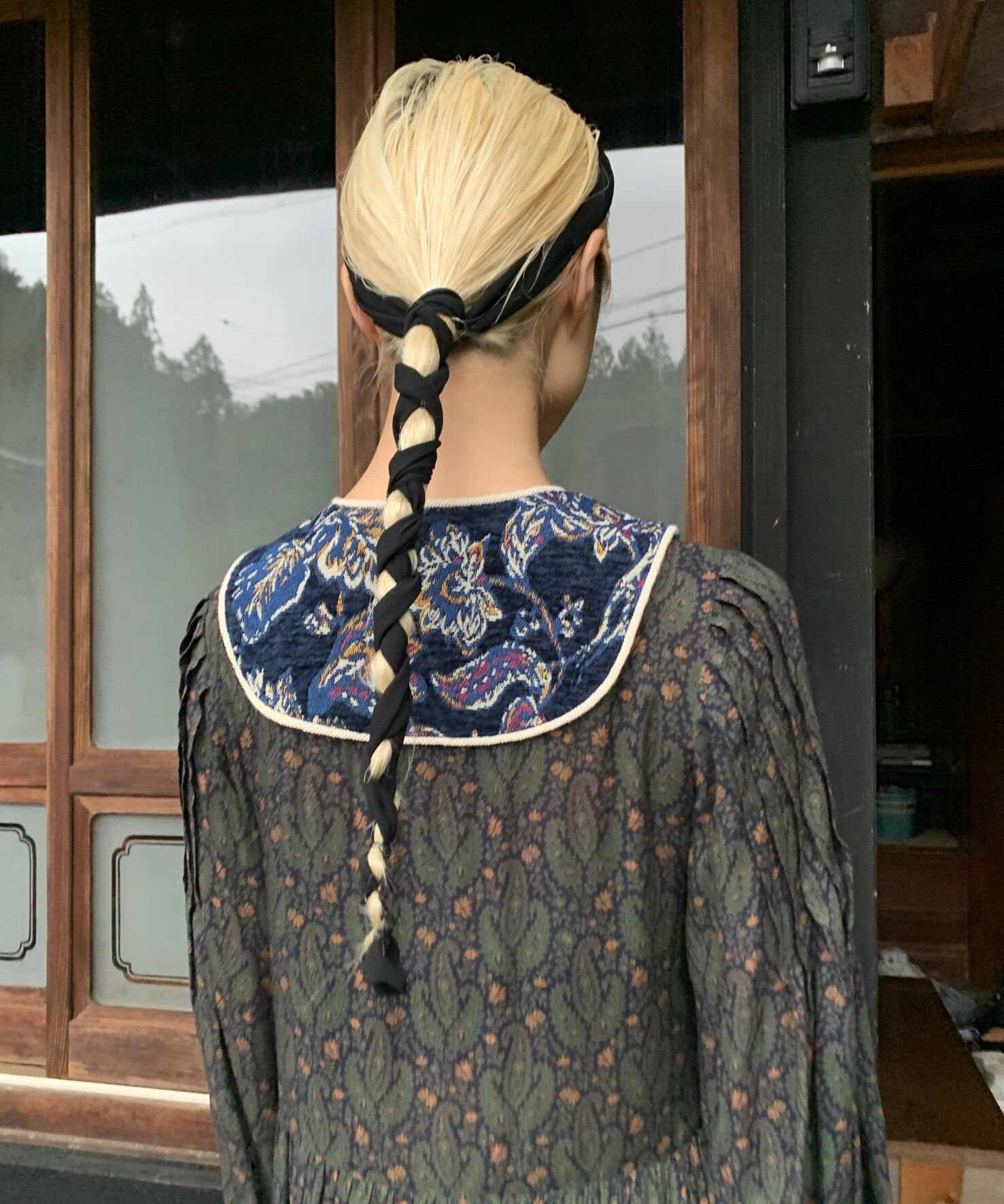 FUMIE=TANAKA / through ribbon head band | JURK