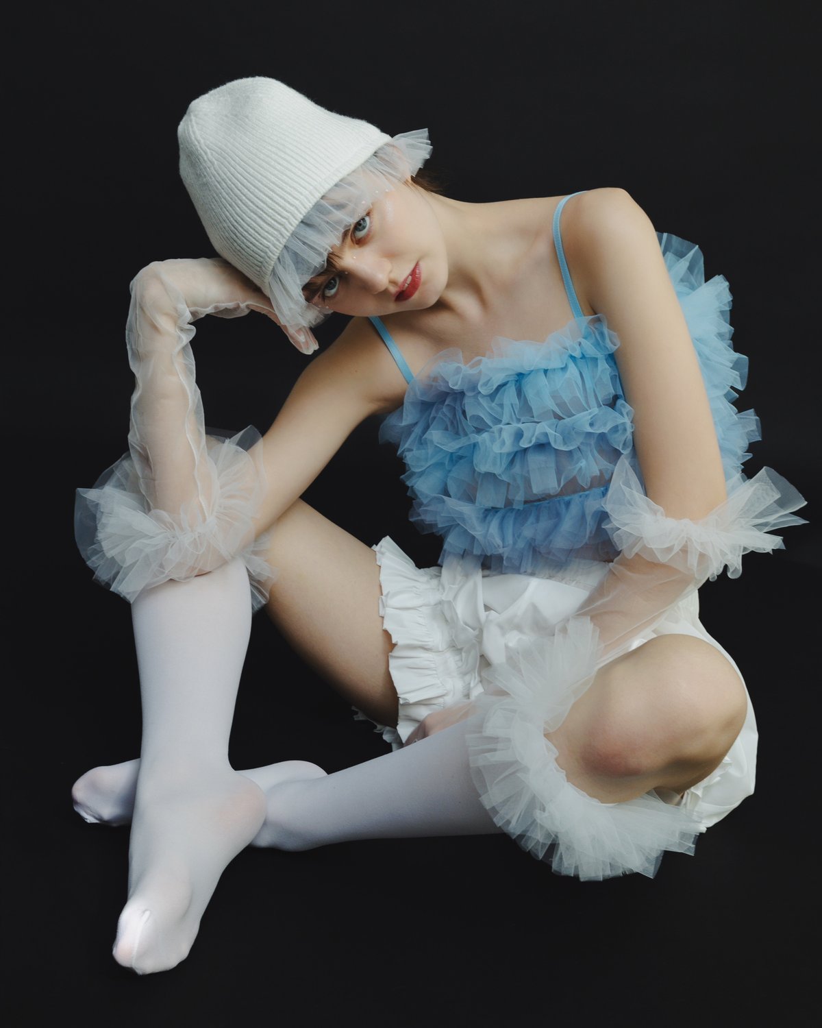 VIVIANO JURK チュールグローブ ホワイト VIVIANO × JURK / Tulle Gloves | JURK